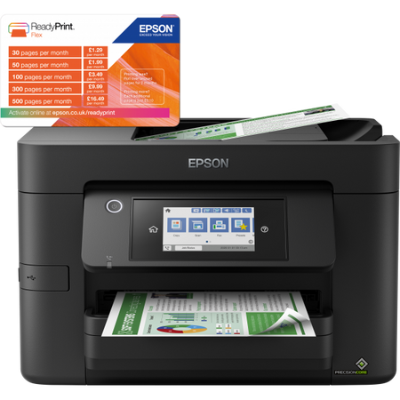 EPSON MULTIFUNZIONE INK A4 COLORE, WF-4820DWF, 12PPM 4800X2400DPI, FRONTE/RETRO, USB/LAN/WIFI, 4 IN 1