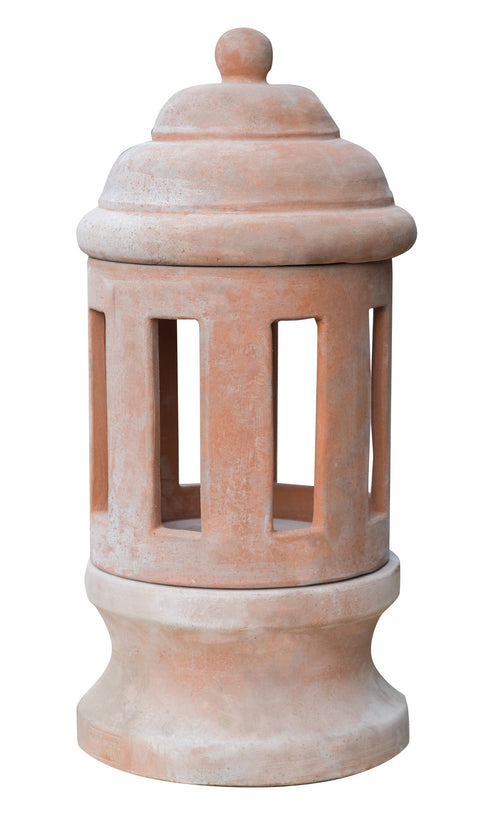 Biscottini Lanterna in terracotta toscana L30XPR30XH64 CM Lanterna, realizzata mano