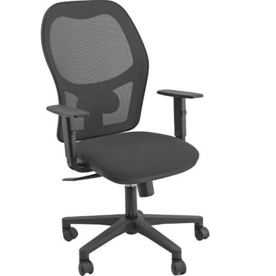 Sedia oper hubble nero+bracc regol. - HUHUVE/BR/EN