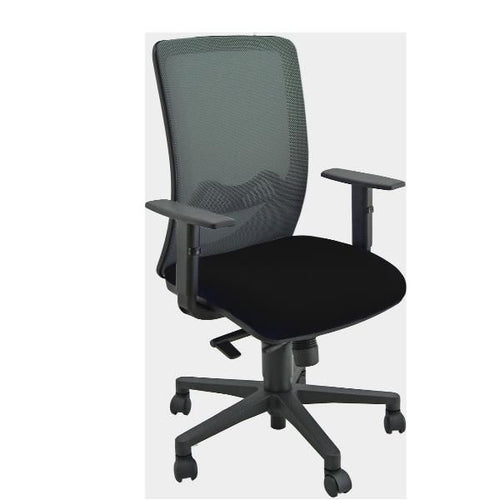 Sedia oper nathan nero+bracc regol. - NHA/BRF/EN