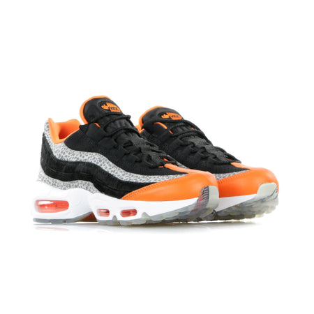 Nike Scarpa Bassa Uomo Air Max 95 Black/black/granite/safety Orange da uomo