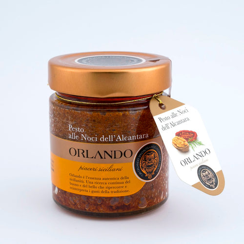 Orlando - Pesto alle noci dell'Alcantara - 220 gr.