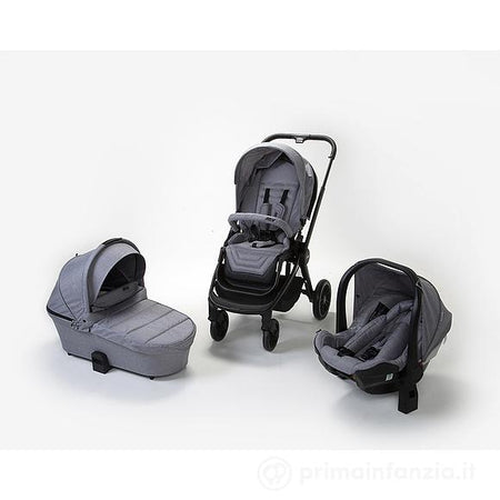Trio Monza Grigio Platino Baby's Clan