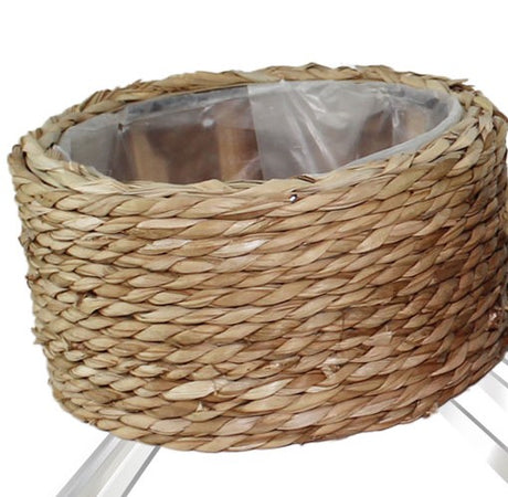 Vaso Pianta Tondo in Ratan GRANDE D:25cm