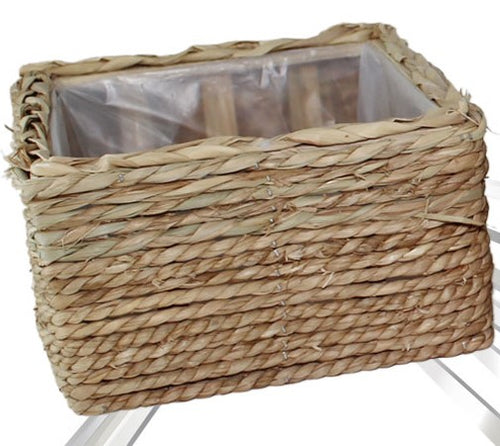 Vaso Pianta Quadrato in Ratan GRANDE D:24cm