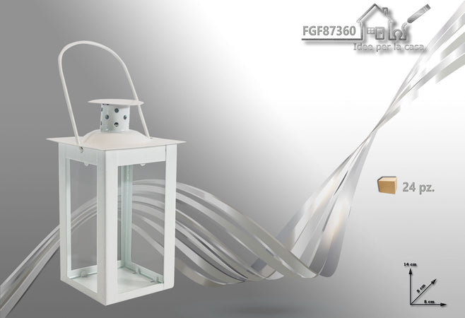Lanterna con camino bianca