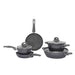 Batteria pentole aeternum ap000246 petragres ecosolution nero