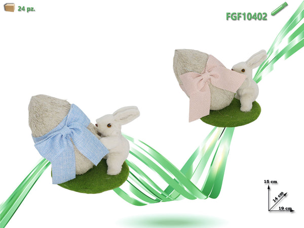 Coniglio Polistirolo con Uovo Assortito