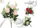 Fascio 9 Fiori con Rose Colore Assortito