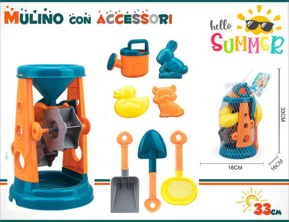 MULINO 2 PALE CON ACC IN RETE