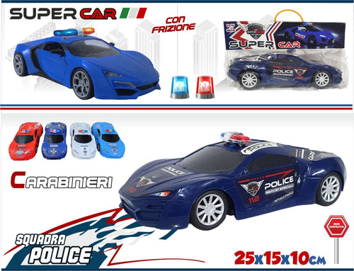 AUTO BLU POLICE PLASTICA 25X15X10