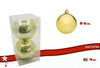 Confenzione 2 Sfere Liscie Oro