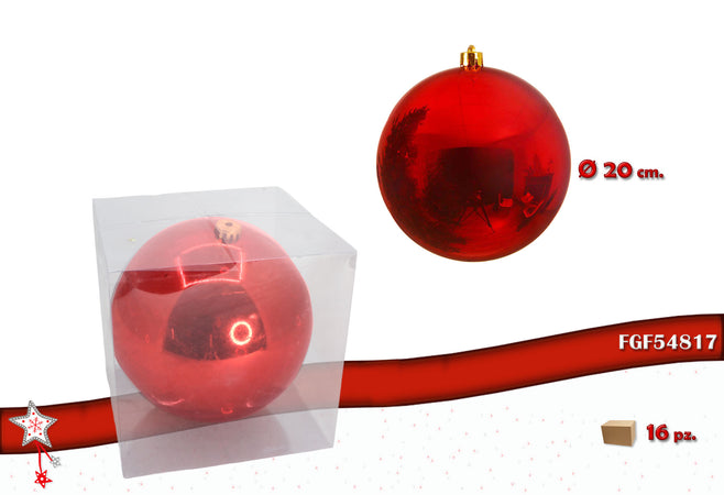 Sfera Grande Colore Rosso