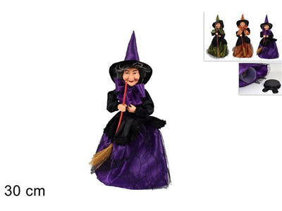 Befana 30cm 3 Assortimenti Cofanetto