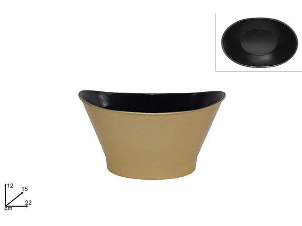 Vaso Ovale 22x15 Oro