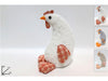 Gallina Pelliccia Decorata 20cm 3 Colori