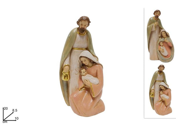 Natività 20cm Effetto Legno 2 Assortimenti