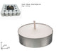 Candela Tealight/Lumini 100 Pezzi 9 grammi Bianco