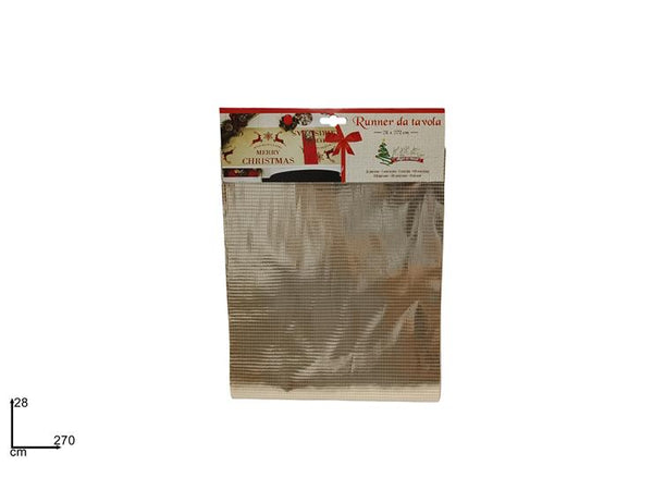 Runner 28x270cm Metallizzato Oro