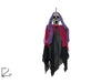 Appendino Mostro con Capelli Lilla Halloween 120cm