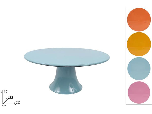 Alzatina in plastica d.22cm decoro pasquale (4 colori disponibili).