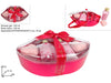 Confezione Labbra Set da Bagno 4 Pezzi Rossa