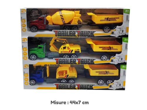 CAMION TRASPORTI SPECIALI CON RIMORCHIO