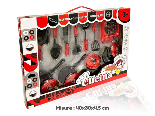 GIOCO CUCINA CON PENTOLE 3+