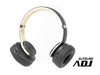 Adj cuffie on-ear apache con microfono connessione bluetooth colore grigio e avorio - 780-00052