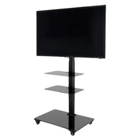 Supporto monitor pavimento ciatti trolley65nero nero