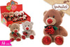 DISPLAY ORSO PELUCHE CM.12 CON ROSA