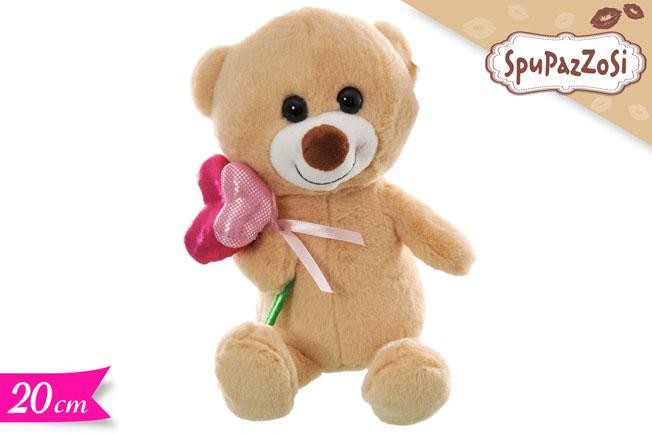 PELUCHE ORSO CUORE DOPPIO