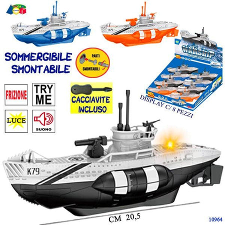 DISPLAY SOMMERGIBILE SMONTABILE LUCE E SUONI