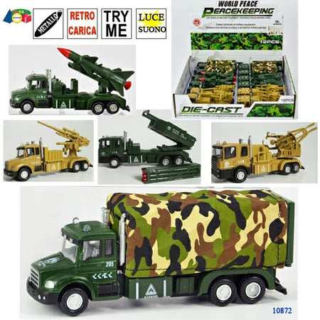 DISPLAY 12 MEZZI MILITARI ASS