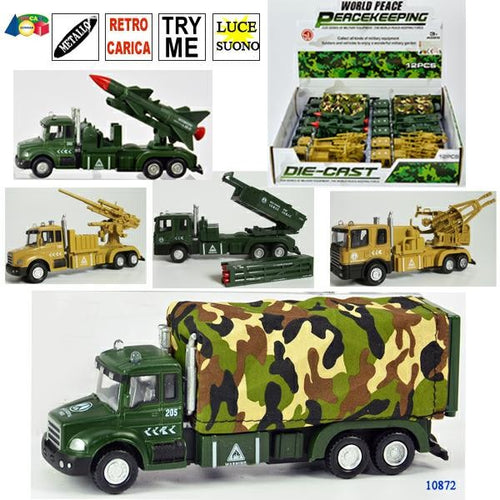 DISPLAY 12 MEZZI MILITARI ASS