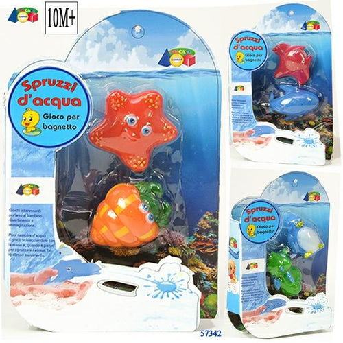 2 PESCI SPRUZZA ACQUA