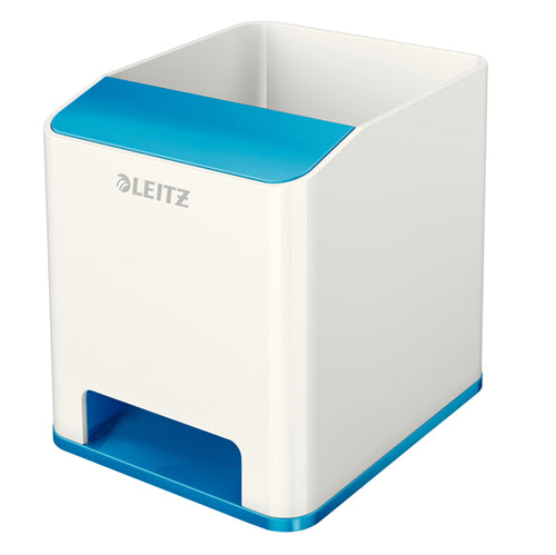 Portapenne Con Amplificatore Wow Blu Leitz