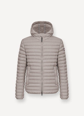 Colmar Piumino Uomo 100 Grammi Beige con Cappuccio 1245