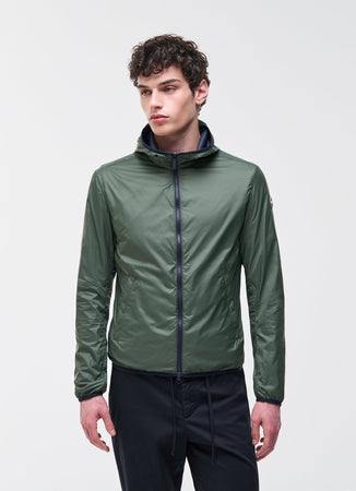 Colmar Giacca Giubbino Uomo Reversibile 1842 Blu Navy con Cappuccio