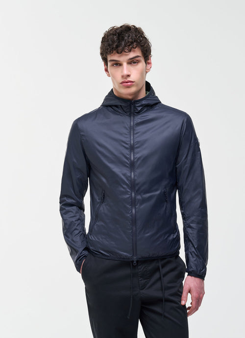Colmar Giacca Giubbino Uomo Reversibile 1842 Blu Navy con Cappuccio