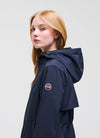 Colmar Giacca Donna Softshell Impermeabile 1901 Blu Navy con Cappuccio