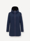 Colmar Giacca Donna Softshell Impermeabile 1901 Blu Navy con Cappuccio