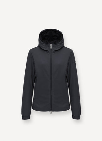 Colmar Giacca Giubbino Donna Stretch 1914 Nera con Cappuccio