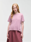 Colmar Originals T-shirt Donna Rosa con Spacchetti Laterali in Cotone Regular Fit 8672 6SH