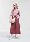 Colmar Originals T-shirt Donna Rosa con Spacchetti Laterali in Cotone Regular Fit 8672 6SH