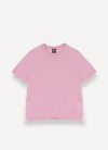 Colmar Originals T-shirt Donna Rosa con Spacchetti Laterali in Cotone Regular Fit 8672 6SH