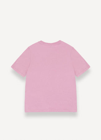 Colmar Originals T-shirt Donna Rosa con Spacchetti Laterali in Cotone Regular Fit 8672 6SH