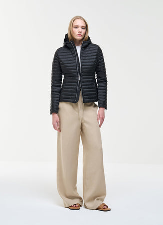 Colmar Piumino Donna 100 Grammi 2213 Nero con Cappuccio