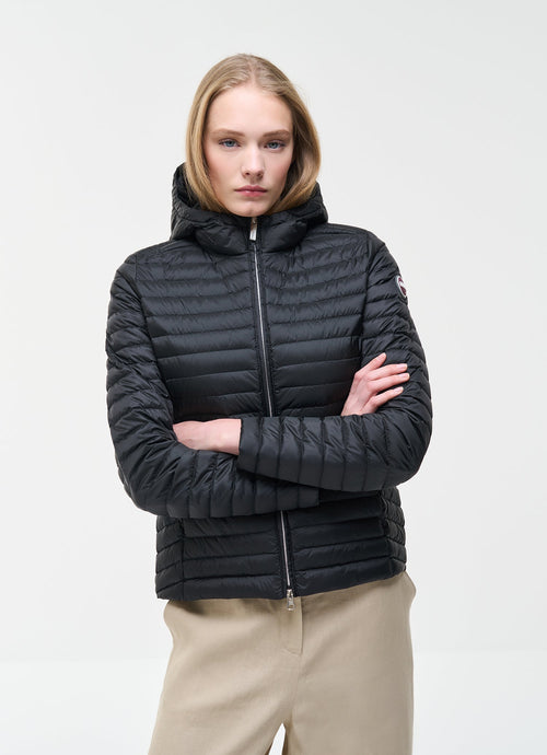 Colmar Piumino Donna 100 Grammi 2213 Nero con Cappuccio