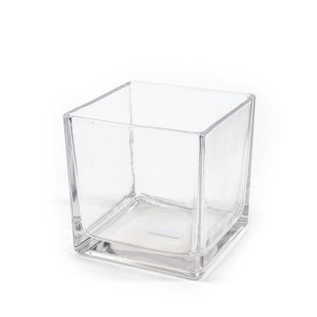 Portacandela Cubo in Vetro 11,5x11,5xH11.5cm